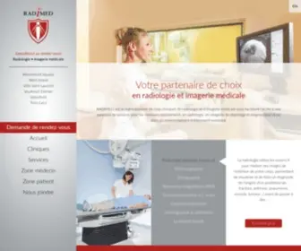 Radimed.ca(Clinique de Radiologie) Screenshot