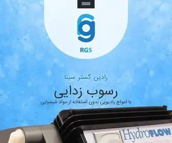 Radingostarsina.com(شرکت رادین گستر سینا) Screenshot