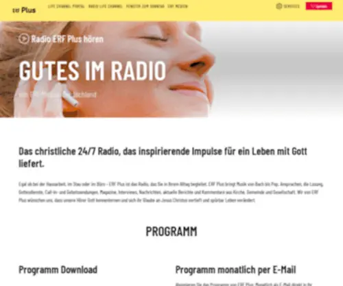 Radio-ERF-Plus.ch(ERF Plus) Screenshot