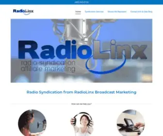 Radio-Linx.com(RadioLinx Broadcast Marketing) Screenshot