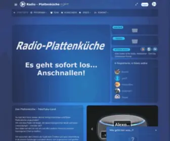 Radio-Plattenkueche.de(Radio Plattenküche) Screenshot