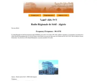 Radio-Setif.com(Radio Locale de Sétif (ex Radio El Hidhab )) Screenshot