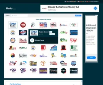 Radio.org.ng(Radio stations in Nigeria) Screenshot