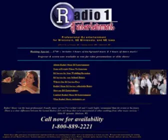 Radio1Music.us(La Crosse WI Wedding DJ) Screenshot