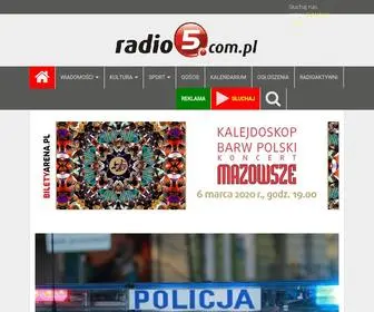 Radio5.com.pl(Radio 5) Screenshot
