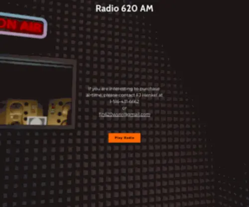 Radio620AM.com(On Air) Screenshot