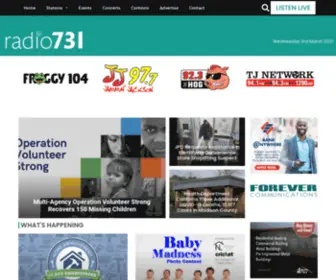 Radio731.com(Radio 731) Screenshot