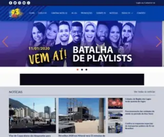 Radio93.com.br(Rádio 93 FM) Screenshot