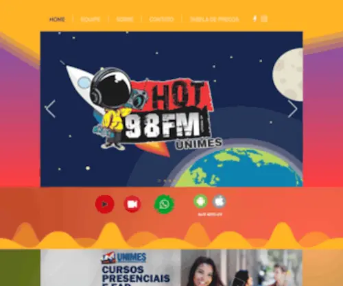 Radio98.com.br(Radio 98) Screenshot