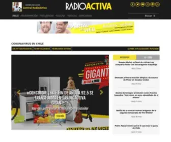 Radioactiva.cl(RadioActiva 92.5) Screenshot