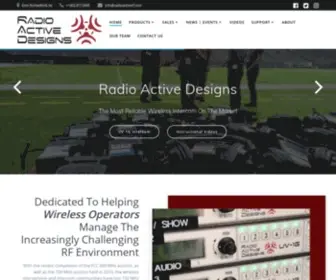 Radioactiverf.com(Wireless Solutions For A Changing World) Screenshot