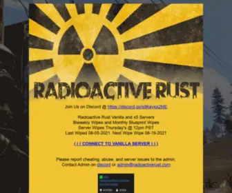 Radioactiverust.com(Radioactive) Screenshot