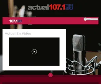 Radioactualfm.com(La FM de Costa Rica) Screenshot