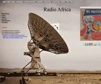 Radioafrica.com.au(Radio Africa) Screenshot