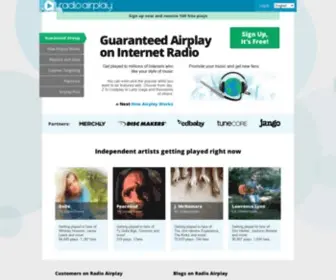 Radioairplay.com(Music Promotion) Screenshot