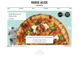 Radioalicepizzeria.co.uk(Radioalicepizzeria) Screenshot