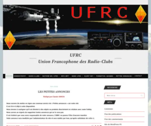 Radioamateur.be(Le site est en maintenance) Screenshot