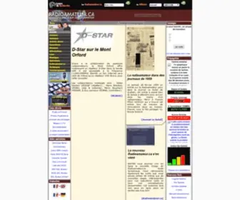 Radioamateur.ca(( Accueil )) Screenshot