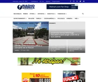 Radioamerica.hn(Noticias de Honduras y el mundo en vivo) Screenshot