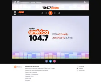 Radioamerica.pe(Radioamerica) Screenshot