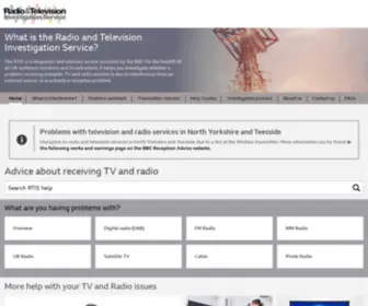 Radioandtvhelp.co.uk(Advice about receiving TV and radio) Screenshot