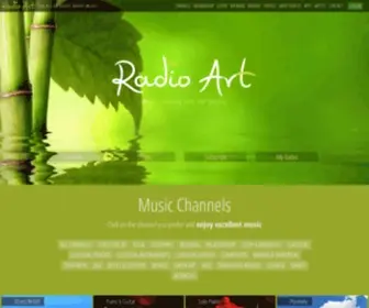 Radioart.com(Radio Art) Screenshot