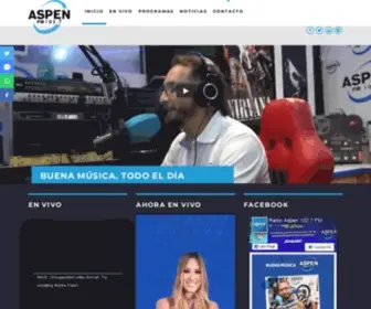 Radioaspen.com.py(Pagina Principal) Screenshot