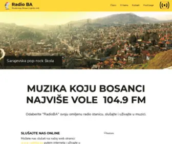 Radioba.ba(Front page) Screenshot