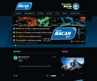 Radiobacan.com(RADIO BACAN SAT) Screenshot