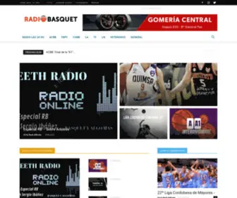 Radiobasquetcba.com.ar(Radio Basquet CBA) Screenshot