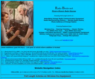 Radioblvd.com(Western Historic Radio Museum) Screenshot