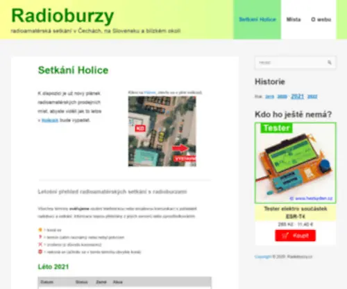Radioburzy.cz(Radioburzy 2024) Screenshot