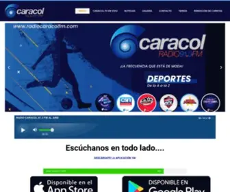 Radiocaracolfm.com(RADIO 91.3 FM) Screenshot