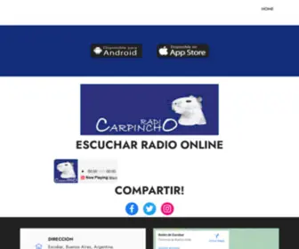 Radiocarpincho.com(Radio Carpincho) Screenshot