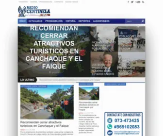 Radiocentinelahuancabamba.com(Radio Centinela 97.7) Screenshot