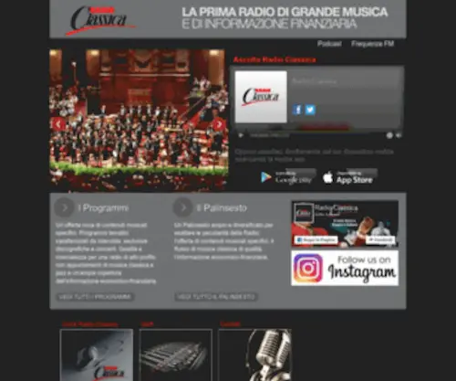 Radioclassica.net(Radio Classica) Screenshot