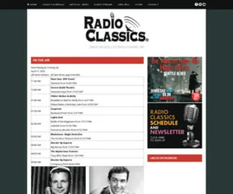 Radioclassics.com(The Best in Classic Radio) Screenshot