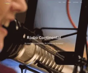 Radiocontinental.com.br(Rádio Continental) Screenshot