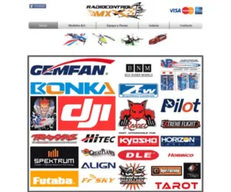 Radiocontrolmx.com(Radiocontrol en Mexico) Screenshot