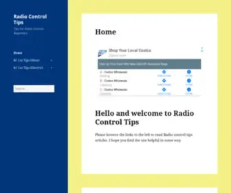 Radiocontroltips.com(Radio Control Tips) Screenshot