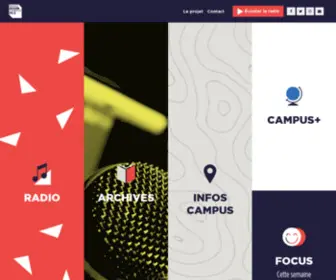 Radiodijoncampus.com(Radio Dijon Campus) Screenshot