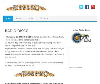 Radiodisco.com(RADIO DISCO) Screenshot