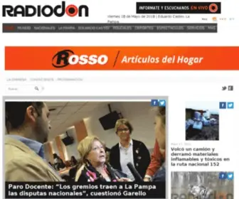 Radiodon.com.ar(RADIO DON) Screenshot