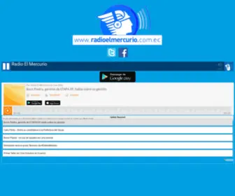 Radioelmercurio.com.ec(Page Redirection) Screenshot