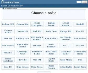 Radioemu.com(Listen to online radios) Screenshot