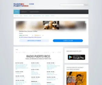 Radioenpuertorico.com(Radio Puerto Rico) Screenshot