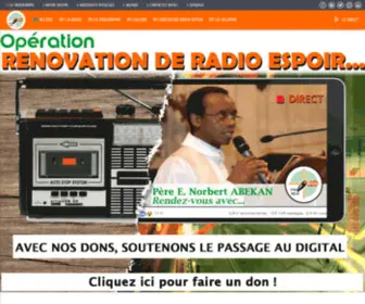 Radioespoir.info(Radio Espoir) Screenshot