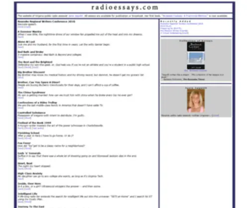 Radioessays.com(Radioessays) Screenshot