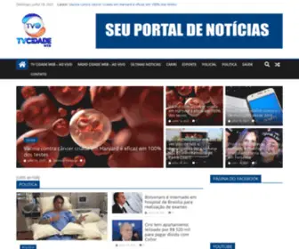 RadioetvCidadeweb.com(RÁDIO E TV CIDADE WEB) Screenshot