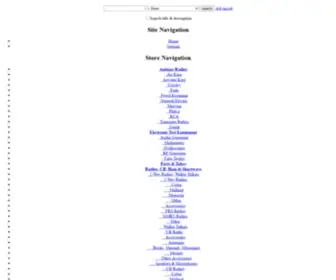Radioexchange.net(Antique Radios) Screenshot